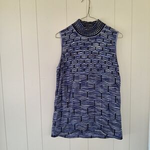 Alison Sheri Sleeveless Cowl Neck Knit Top Size XL